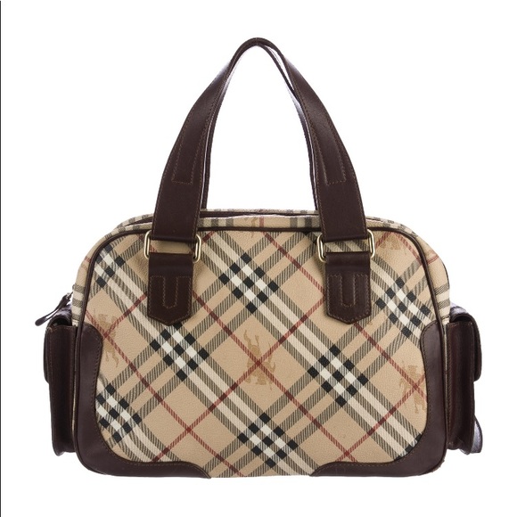 Burberry London Haymarket nova plaid tote handbag - Picture 11 of 11